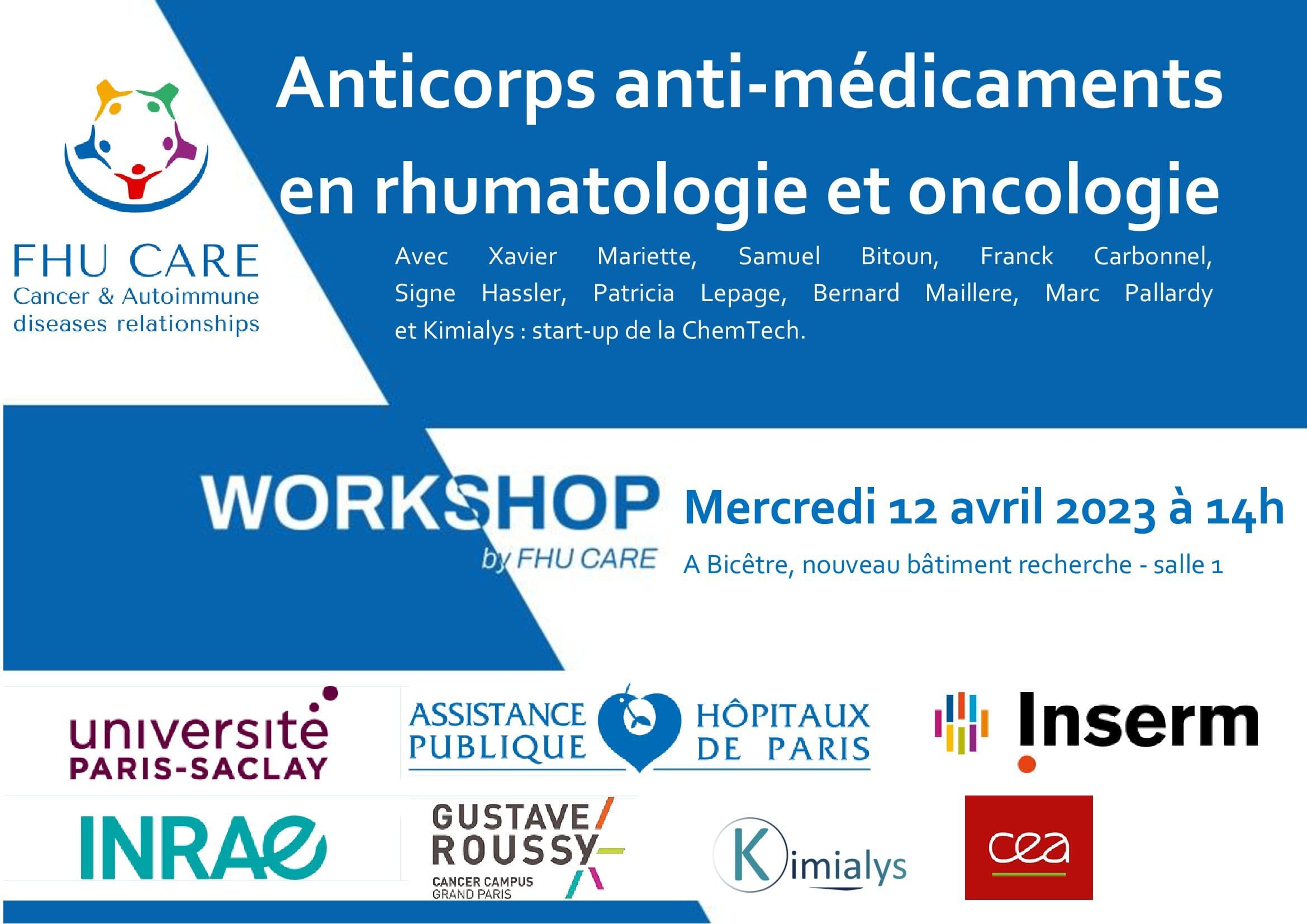 Workshop Anticorps Anti-médicaments en rhumatologie et oncologie